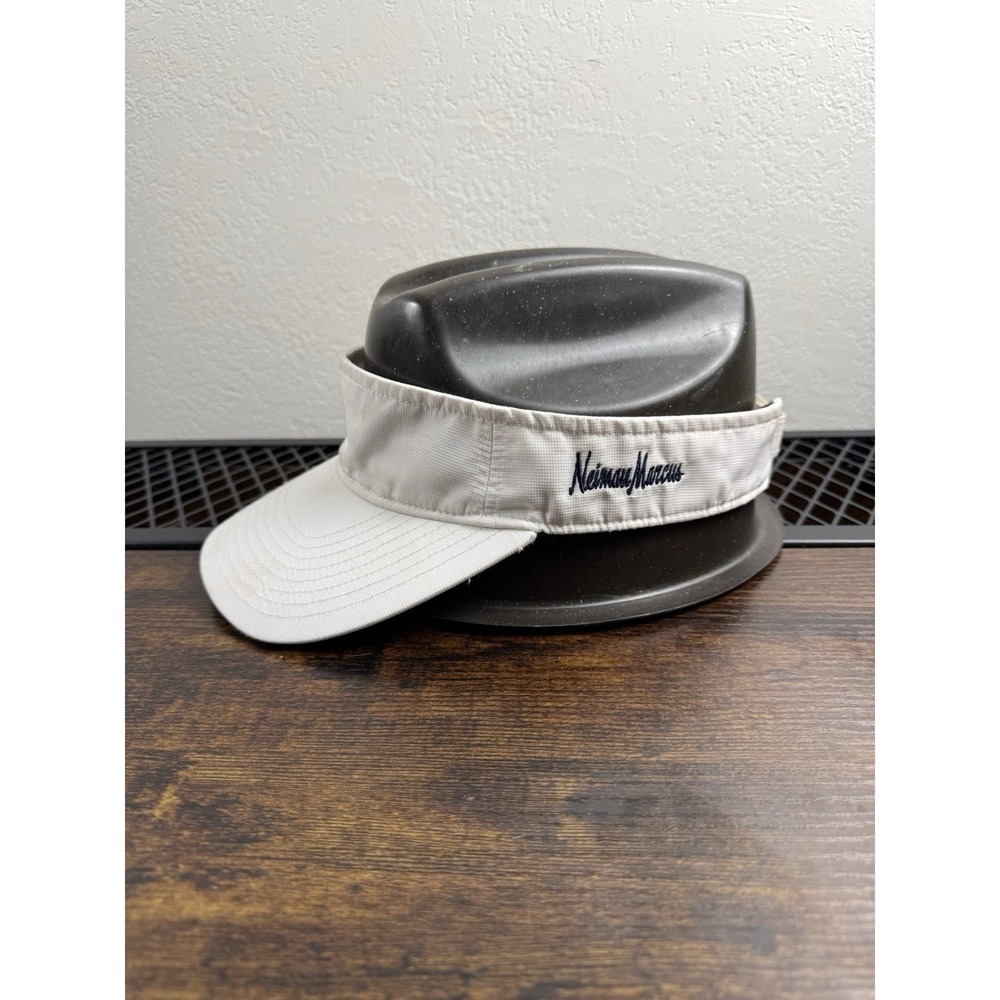 Nieman‎ Marcus Richardson Visor Hat White Adjustable Performance Golf Tennis Sun